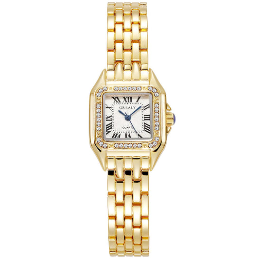 steel strap women's watch