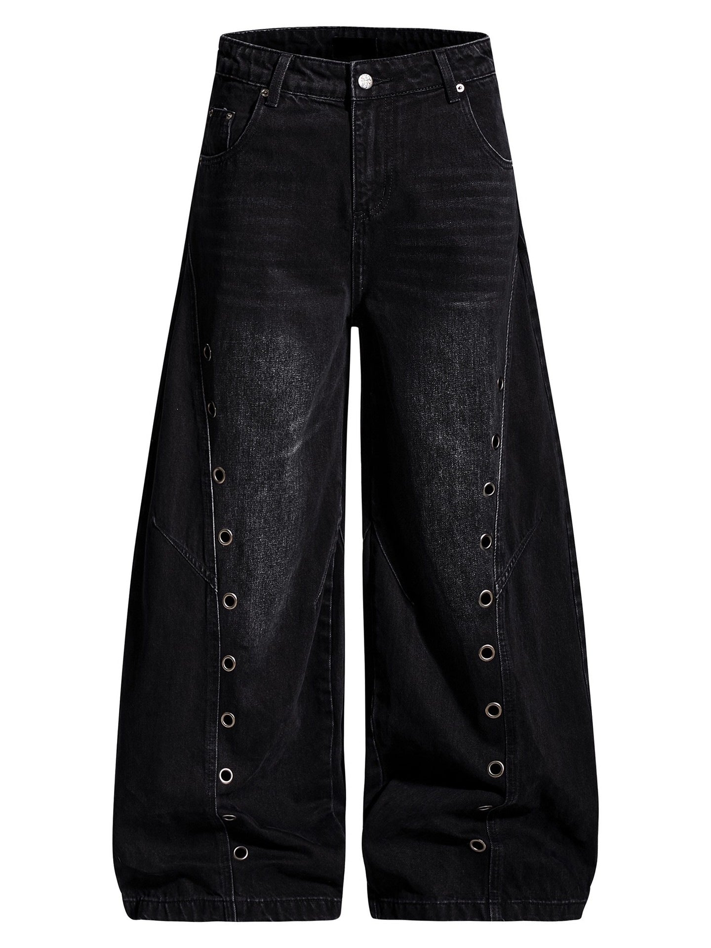 Eyelet Washed Jeans