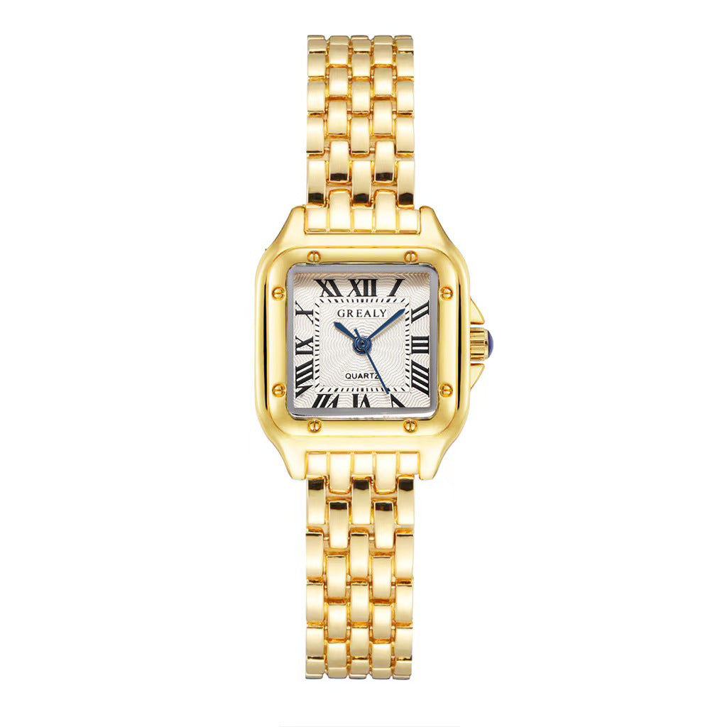 steel strap women's watch